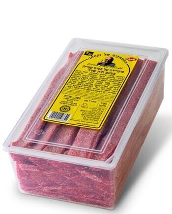 לקריץ שטוח בטעם תות קרם 1.3 קילו כ-165 יחידות. כ-0.23 אג' ליחידה.