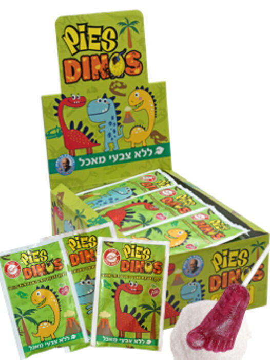 לקקן רגל בטעם תותי פרוטי - 40 יחידות בקופסא. 21 גרם ביחידה עלות ליחידה כ- 1.38