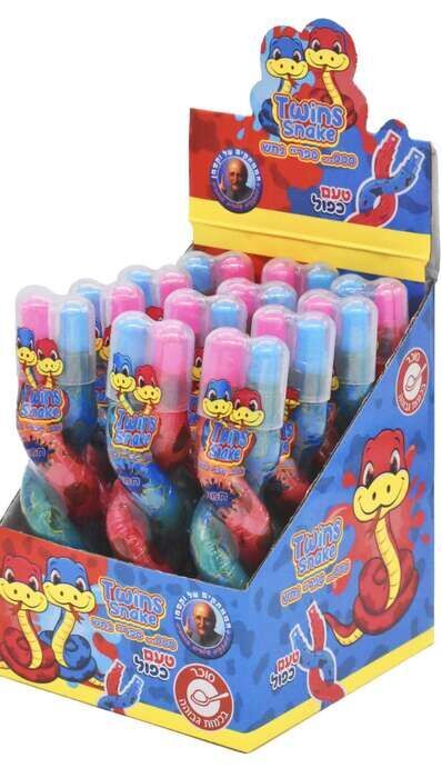 ספריי מיקס חמוץ בטעמי פירות. 12 יחידות בקופסא. מחיר ליחידה כ-3.75 ש"ח