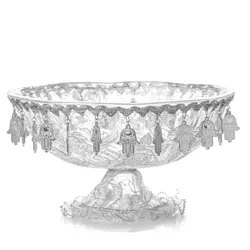 גביע פלסטיק חינה - עיטור חמסות כסף