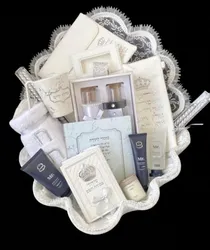 סלסלת צדפה יוקרתית בינונית לחתן.