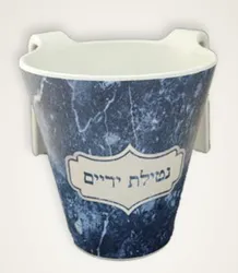 טלה בגווני כחול מבמבוק אורגני ידידותי לסביבה גודל 12X12