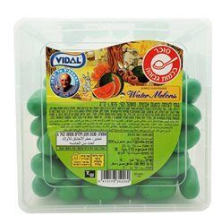 מסטיק בטעם אבטיח גדול מכיל 1.875 ק"ג. כ-170 יחידות אבטיח לערך. כ-45 אג' ליחידה.