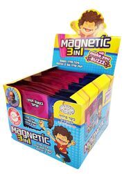 מקל סודה ו2 אבקות בטעמי תותי פרוטי ופטל - 24 יחידות. 15 גרם ליחידה עלות כ-1.33 ש"ח ליחידה