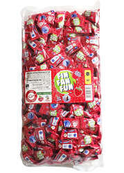 סוכריות שרשרת בטעם תות שדה ממולאות באבקה חמוצה. משקל כולל 1.4 ק"ג כל שרשרת מכילה 5 סוכריות עטופות. כ-100 סוכריות. מחיר לסוכריה כ-0.70 ש"ח.