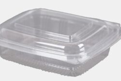 אריזת אחסון שקופה מעדניה 60 - 400 יחידות בקרטון. כ-0.50 אג' ליחידה.